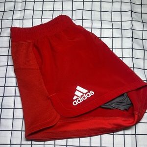 Red Adidas Athletic Shorts